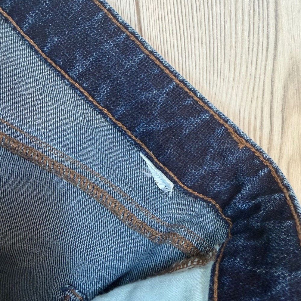 Chicos Wide Jean 2.5 US 14 Dark Wash Wide Leg High Rise Denim Jeans Blue Womens - Picture 6 of 10